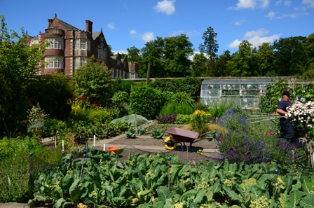 Burton Agnes Hall kitchen garden